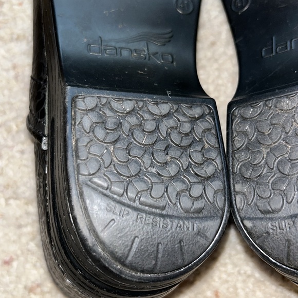 Dansko Tooled Leather Clogs - Picture 7 of 9